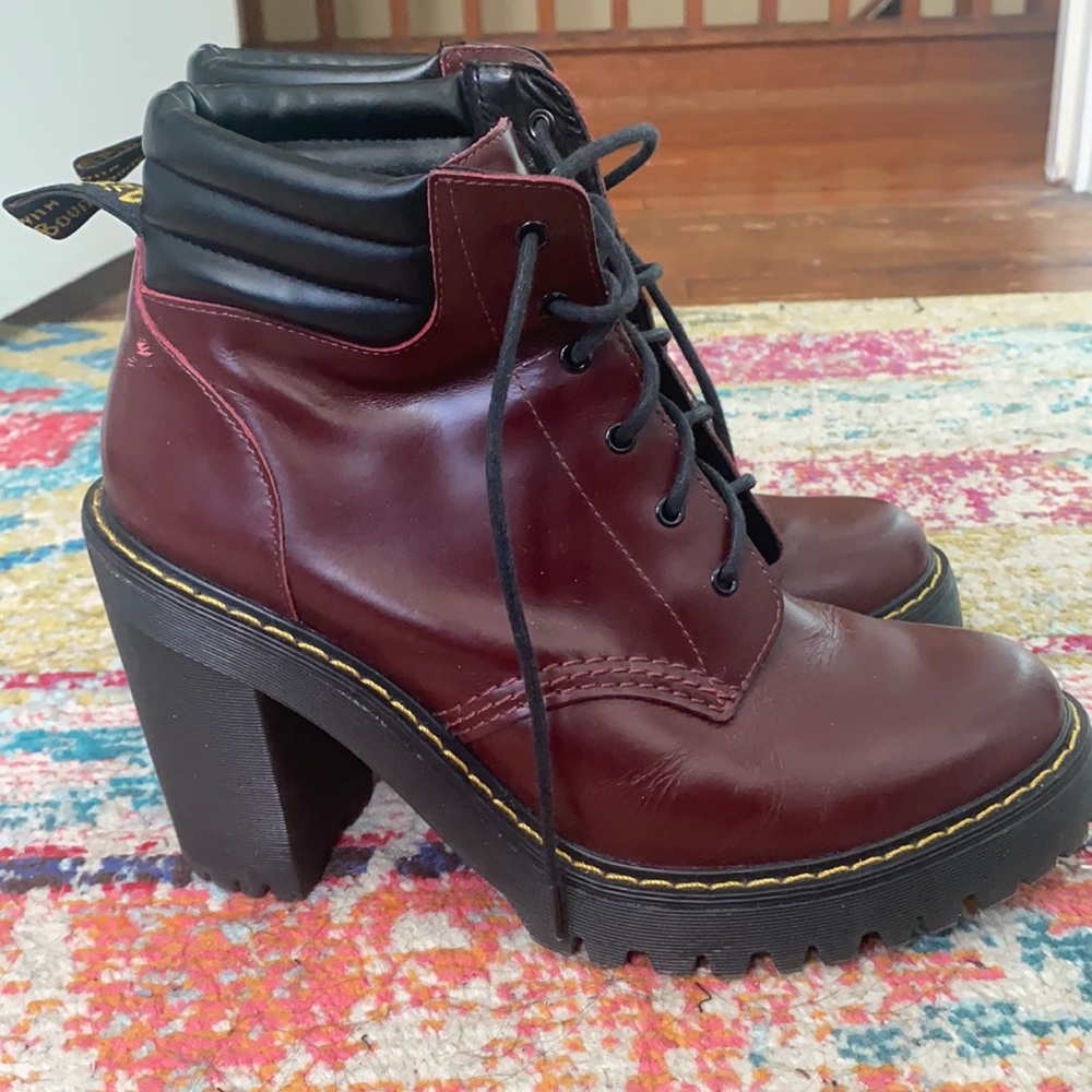 Dr. Marten Persephone Red Boots